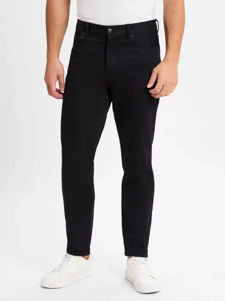 Tommy Hilfiger Dżinsy Harlem Stretch Mężczyźni jednolity czarny