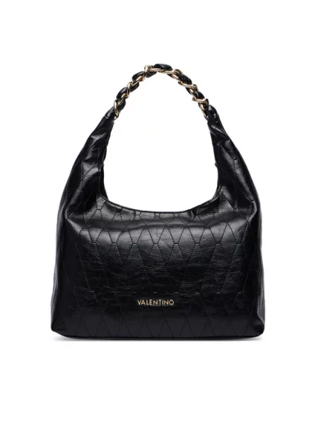 Valentino Bags torebka hobo z imitacji skóry CRYSTELLE czarna