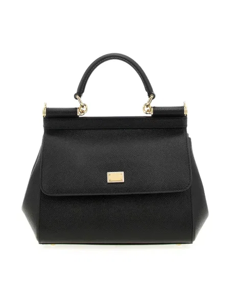 Torebka Dolce And Gabbana zamszowa czarna
