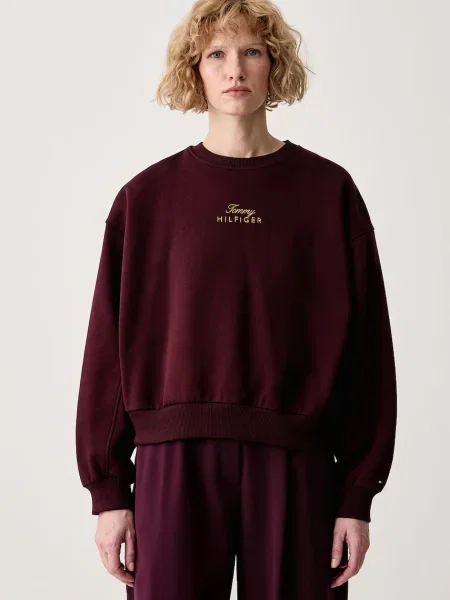 Tommy Hilfiger mikina dámska s bavlnou