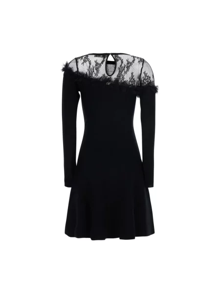 Sukienka Blumarine wełniana czarna