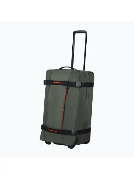 Walizka podróżna American Tourister Urban Track 84 l dark khaki zielona