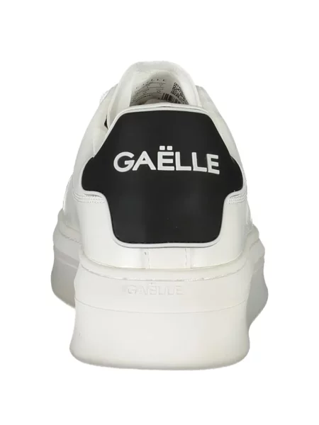 Sneakerși Gaelle cu șireturi din dantelă chunky alb