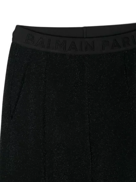 Spodnie dziecięce Balmain czarne