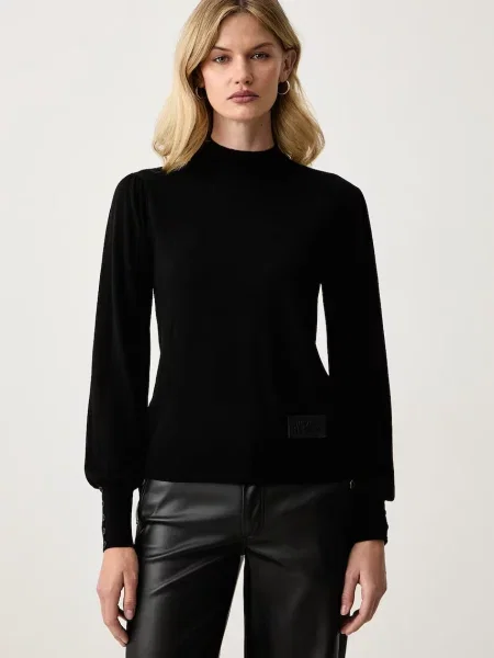 Pulover Silvian Heach de lână negru