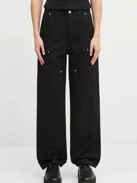 Pantaloni Carhartt WIP W Brandon Double Knee Pant Black S negru