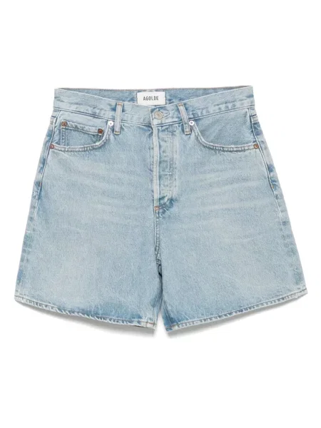 Pantaloni scurți Agolde albastru