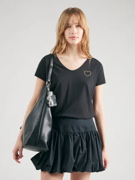 Pieces Tricou New Billy negru