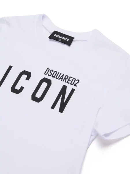 Koszulka dziecięca Dsquared2 biała