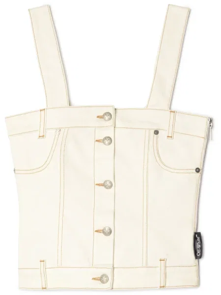 Top Off-white alb