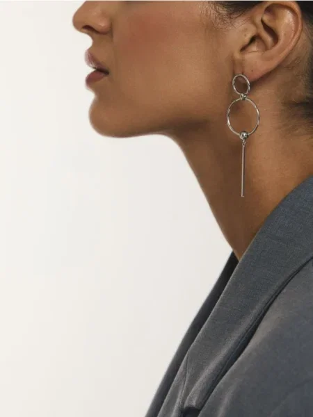 Серьги Reserved серебряные