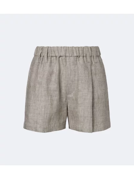 Pantaloni scurți Brunello Cucinelli de in bej