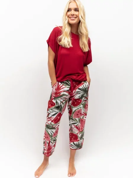 Пижама Cyberjammies из модала красная