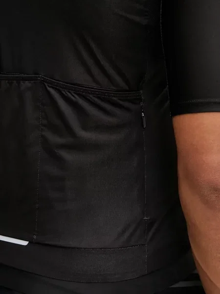 POC kerékpáros póló Pristine Jersey fekete