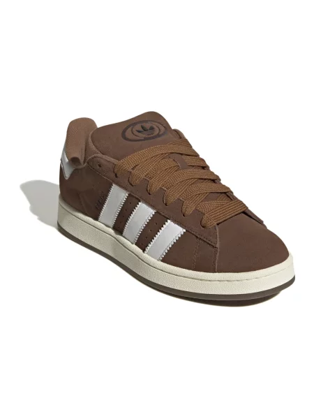 Sneakersy Adidas Campus retro zamszowe brązowe