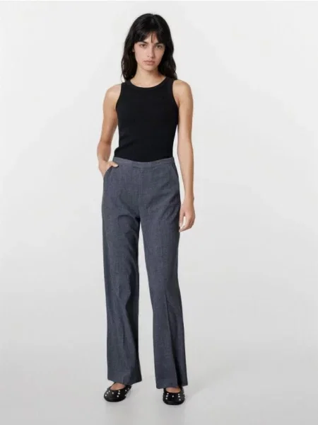 Елегантні штани зі стрілками темно-сірий сірі