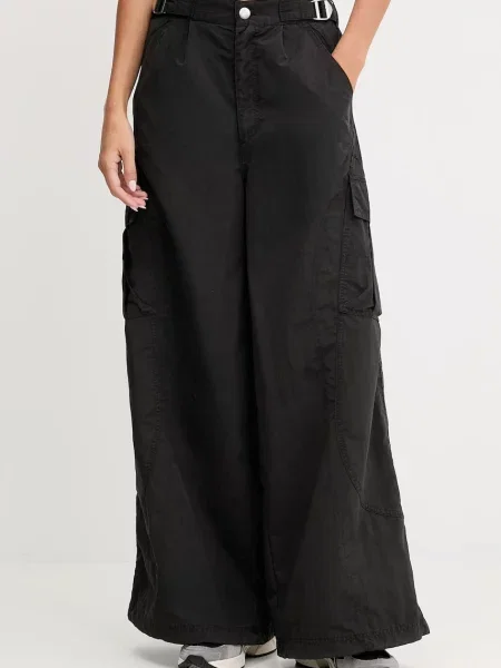 Puma pantaloni lat high waist negru