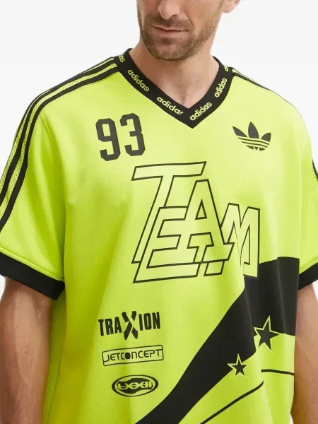 Γυμναστήριο μικρός μπλούζα Adidas με αυτόγραφο γκρι