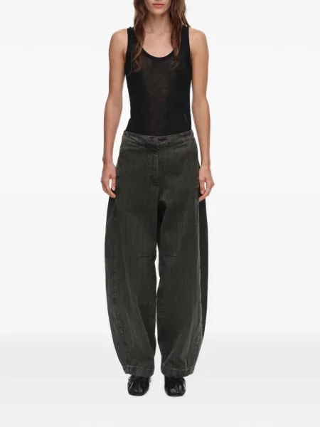 Pantaloni Bimba Y Lola cu dungi maro
