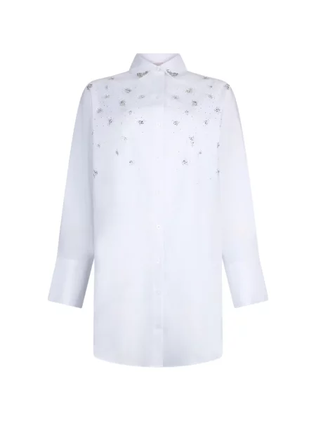 Rochie tip cămașă Liu Jo de costum alb