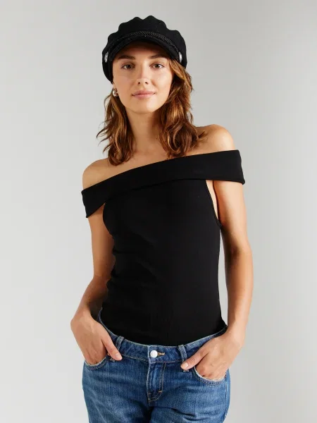 VILA Tricou VISAHIA' negru