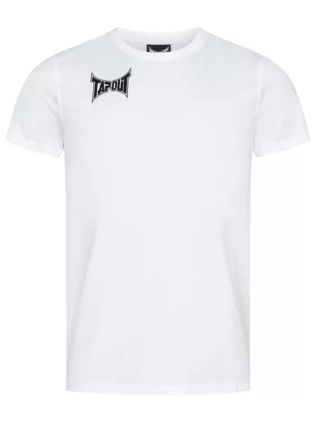 T-shirt regularny Tapout Octagon biała
