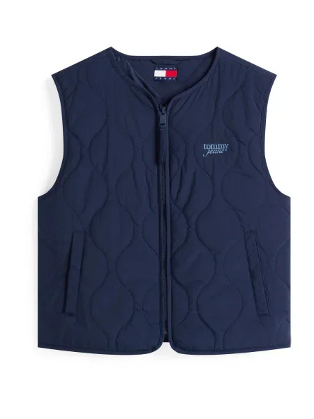 Brezrokavnik Tommy Jeans modra