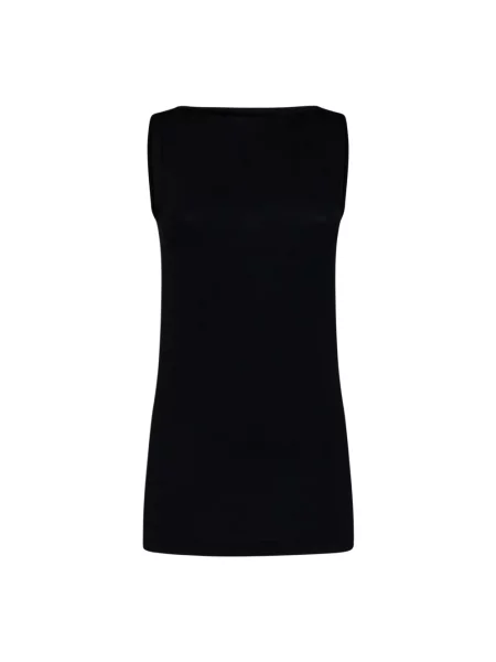 Top Wolford z dekoltem w łódkę czarny