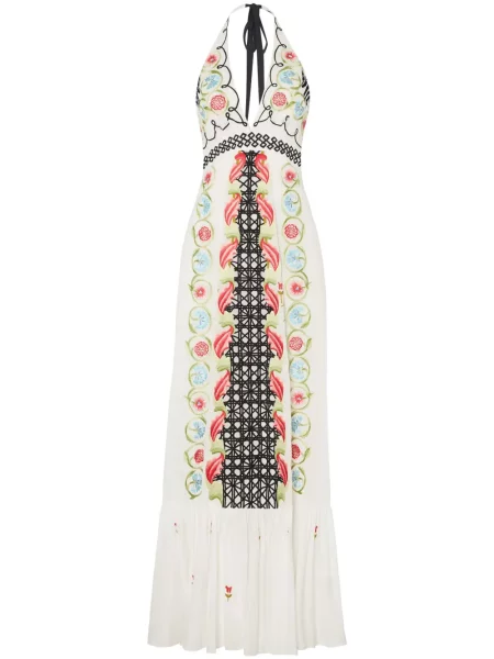 Rochie maxi Temperley London alb