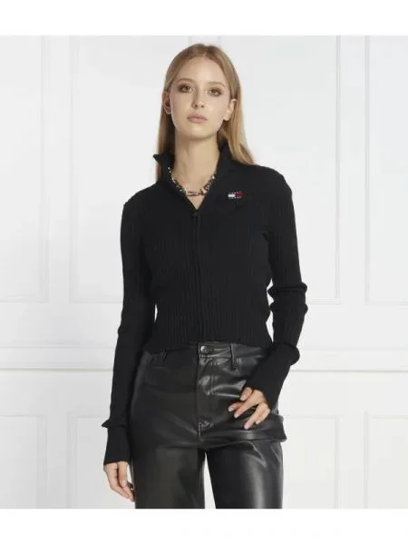 Tommy Jeans Cardigan negru