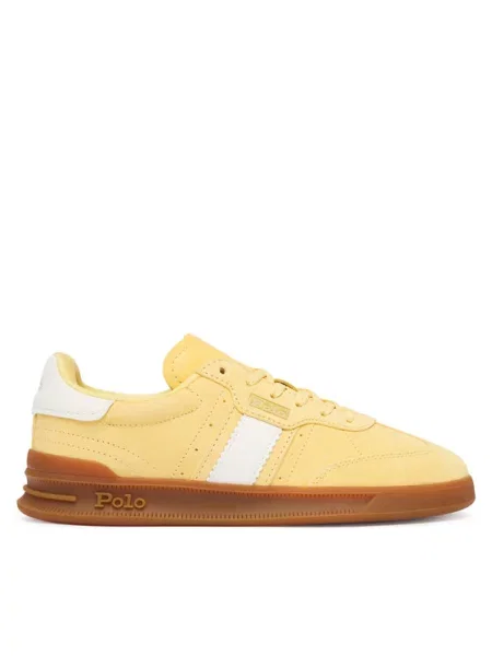 Polo Ralph Lauren Htr Aera sneakersy zamszowe żółte