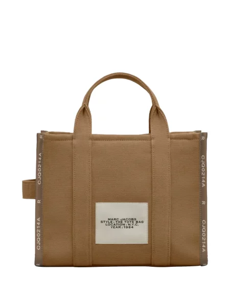 Geantă Marc Jacobs cu imagine din jacard maro