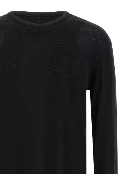 Tricou Thom Krom cu nervuri negru