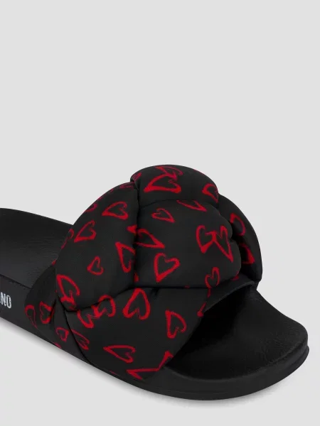 Шльопанці Moschino чорні