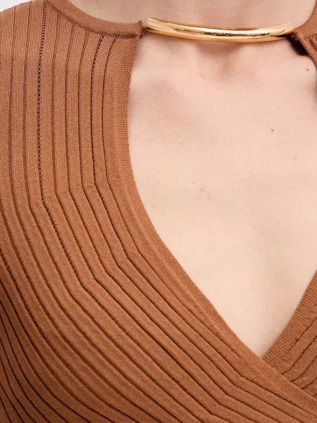 Elisabetta Franchi Блузка на запах