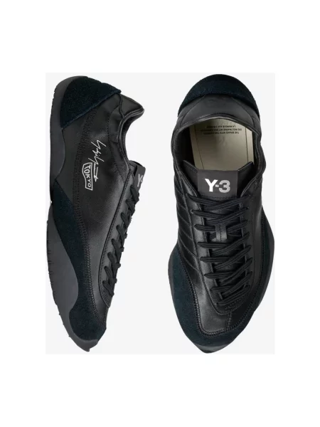 Sneakersy Y-3 skórzane czarne