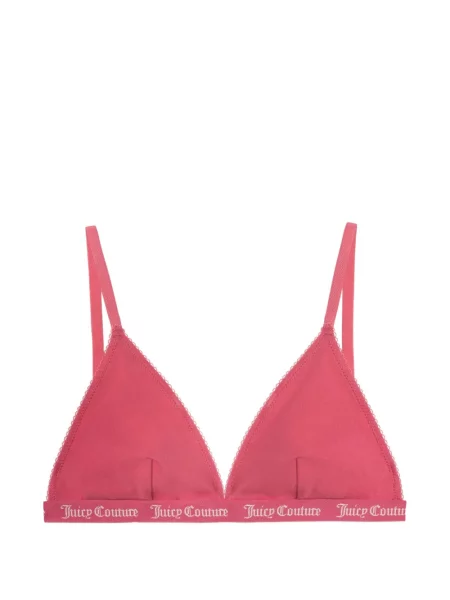 Trojuholníková podprsenka Juicy Couture ružová