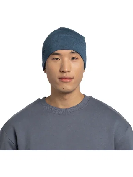 Textilné doplnky Buff Merino Midweight Hat Beanie modrá