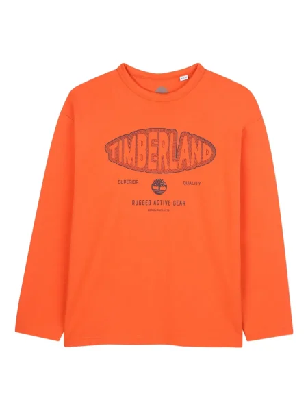 Koszulka dziecięca Timberland pomarańczowa