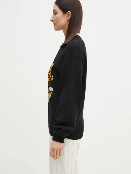 Шерстяной свитер Kenzo черный
