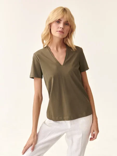 TATUUM Tricou Parta 1 oliv