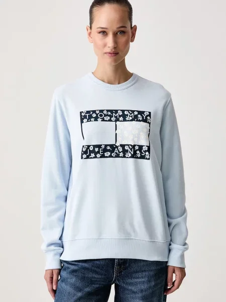 Tommy Jeans hanorac pentru femei din albastru