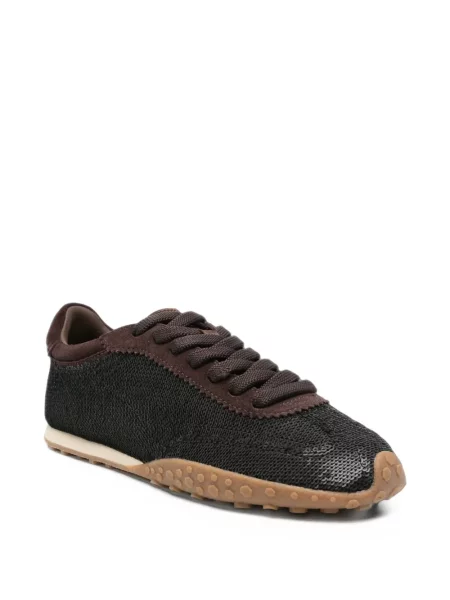Sneakerși Hoff cu paiete maro