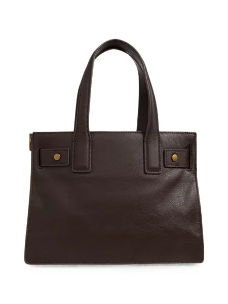 Кожена шопинг чанта Kurt Geiger London кафяво