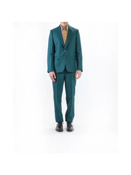 Lniany garnitur Ps By Paul Smith zielony