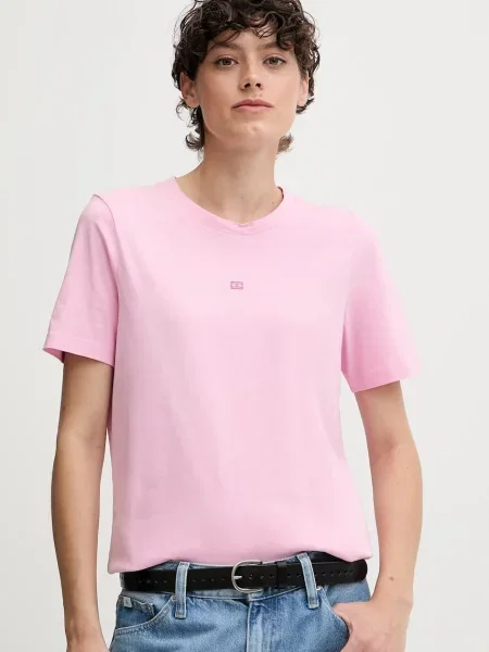 Тениска Tommy Hilfiger дамска розово