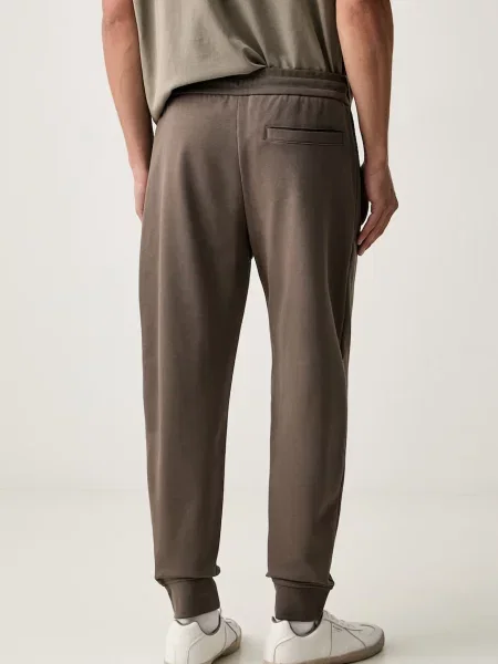 Armani Exchange spodnie dresowe brązowe