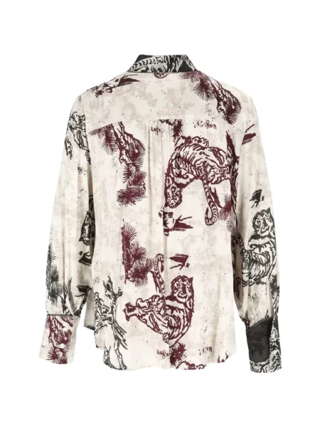 Lung cămașă Shirtaporter cu imagine cu dungi de tigru