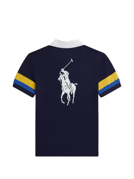 Koszulka polo dziecięca Polo Ralph Lauren niebieska