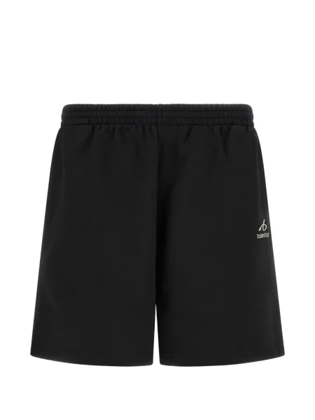 Pantaloni scurți Balenciaga cu imagine din jerseu negru